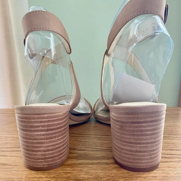 Nine West Dressy Sandals - Size 9M - Dark Beige - New No Box - Picture 4 of 7